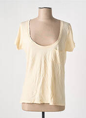 T-shirt jaune AMERICAN VINTAGE pour femme seconde vue