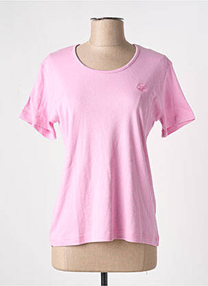 T-shirt rose MEGAN PARIS pour femme