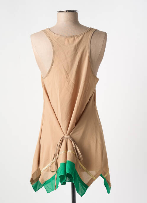 Tunique sans manche col rond vert JULIE femme