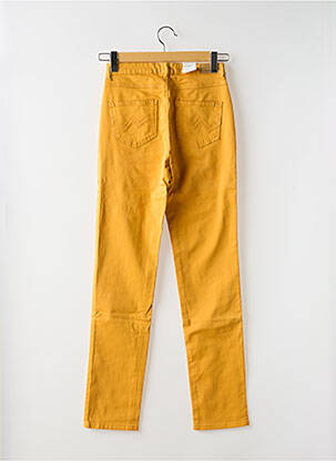 Jeans coupe slim taille normale taille normale jaune KANOPE femme