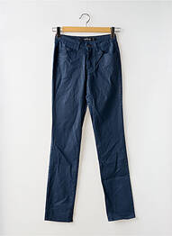 Pantalon slim tissage enduit taille normale bleu KANOPE femme