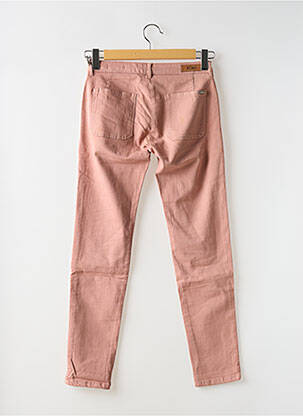 Jeans coupe slim stretch taille normale rose REIKO femme