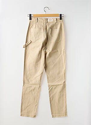 Pantalon slim stretch taille normale beige #OOTD femme