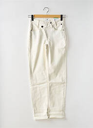 Jeans coupe slim broderie rivets taille normale beige FREEMAN T.PORTER femme