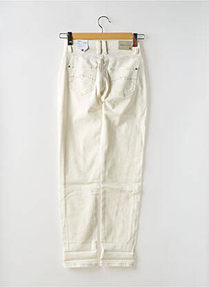 Jeans coupe slim broderie rivets taille normale beige FREEMAN T.PORTER femme