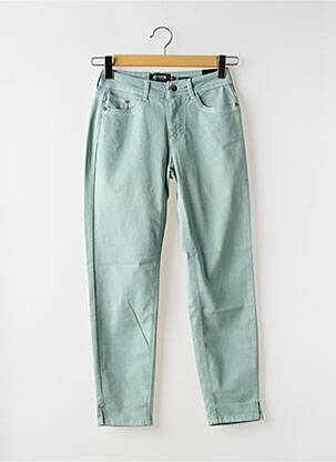 Jeans coupe slim stretch taille normale vert JENSEN femme