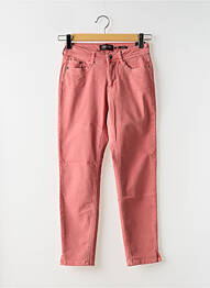 Jeans coupe slim stretch taille normale rose JENSEN femme