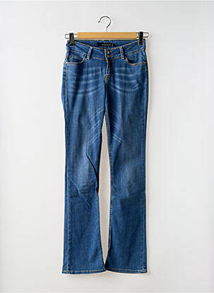 Jeans bootcut stretch taille basse bleu KANOPE femme