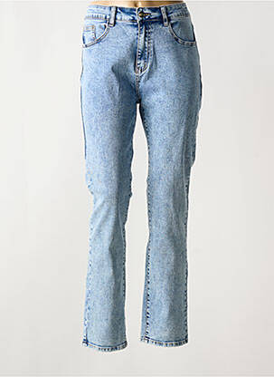 Jeans coupe slim stretch taille normale bleu BS JEANS femme
