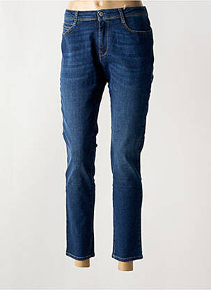 Jeans coupe slim stretch taille normale bleu KANOPE femme