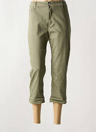 Pantacourt taille normale taille normale vert BS JEANS femme