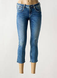 Jeans coupe slim taille basse taille basse bleu SCHOOL RAG femme