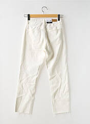 Jean coupe Mom blanc F.A.M. pour femme seconde vue