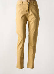 Jeans coupe slim marron BS JEANS pour femme seconde vue