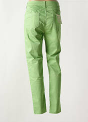 Jeans coupe slim vert BS JEANS pour femme seconde vue