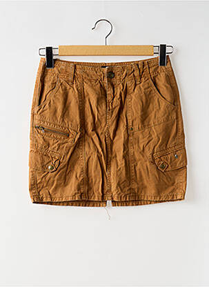 Jupe courte marron ATTRACT pour femme