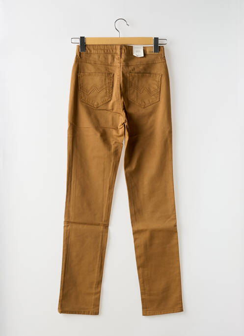 Jeans coupe slim taille normale taille normale marron KANOPE femme