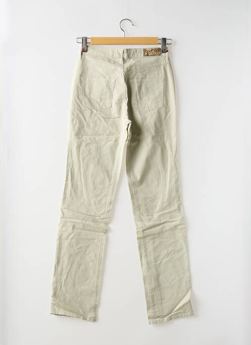 Pantalon droit tissage popeline gris KANOPE femme
