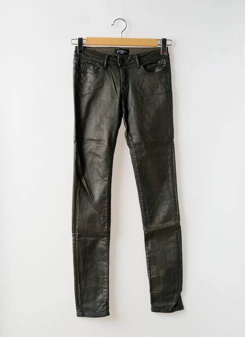 Jeans skinny stretch taille basse vert CIMARRON femme