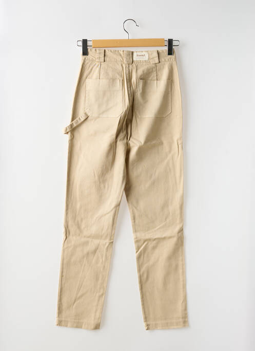 Pantalon slim stretch taille normale beige #OOTD femme