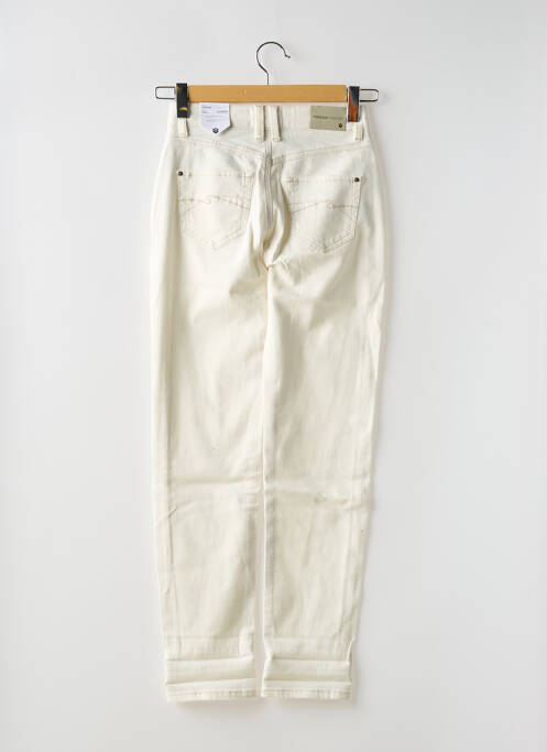 Jeans coupe slim broderie rivets taille normale beige FREEMAN T.PORTER femme