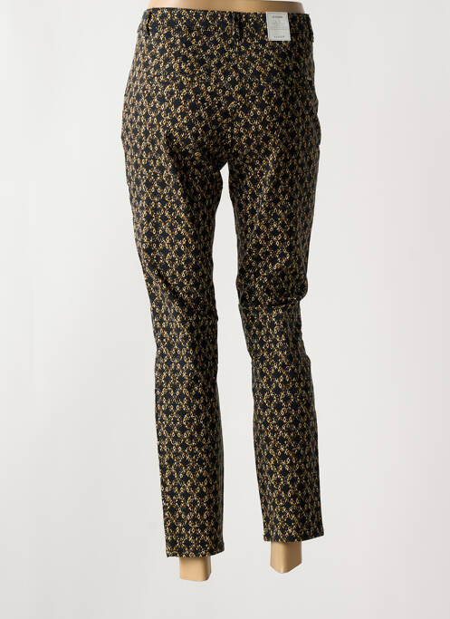 Pantalon chino tissage popeline taille normale noir KANOPE femme