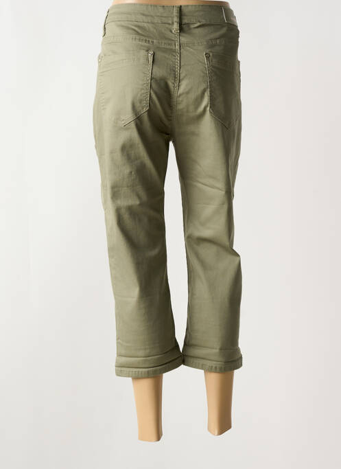 Pantacourt taille normale taille normale vert BS JEANS femme