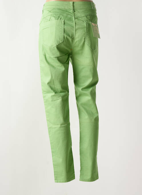 Jeans coupe slim vert BS JEANS femme