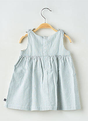 Robe courte sans manche sans manche bleu PETIT BATEAU fille