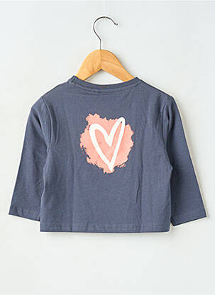 T-shirt stretch manches longues bleu NAME IT fille
