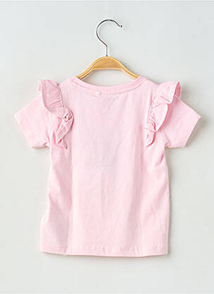 T-shirt coupe cintrée manches courtes rose NAME IT fille