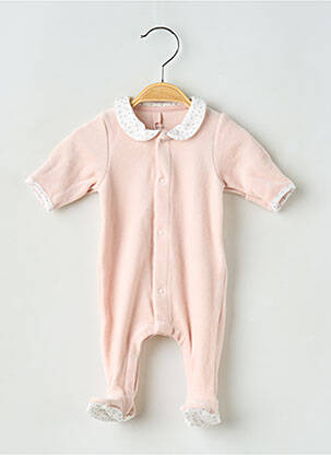 Pyjama fermeture pressionnée rose PETIT BATEAU fille
