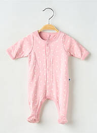 Pyjama fermeture pressionnée rose PETIT BATEAU fille