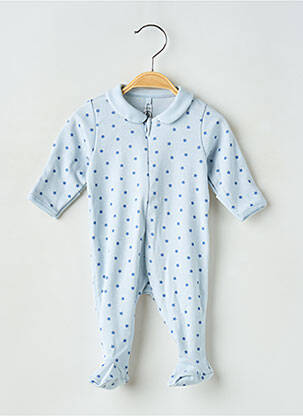 Pyjama fermeture pressionnée bleu PETIT BATEAU garcon