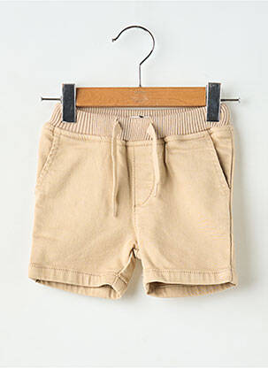 Short stretch taille élastique marron IKKS garçon