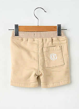 Short stretch taille élastique marron IKKS garçon