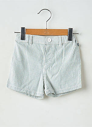 Short tissage popeline taille ajustable vert PETIT BATEAU garcon