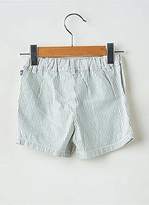 Short tissage popeline taille ajustable vert PETIT BATEAU garcon