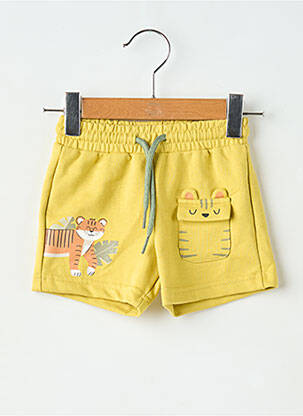 Short sérigraphie floquée taille élastique vert MAYORAL garçon