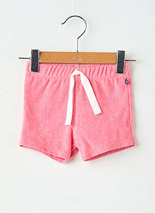 Short fermeture liens à nouer taille élastique rose PETIT BATEAU fille