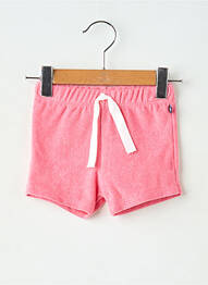Short fermeture liens à nouer taille élastique rose PETIT BATEAU fille