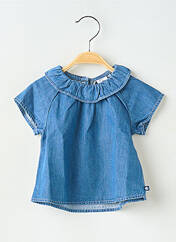 Blouse bleu PETIT BATEAU pour fille seconde vue