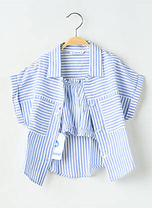 Chemisier bleu MAYORAL pour fille