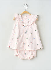 Ensemble short rose PETIT BATEAU pour fille seconde vue