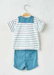Ensemble short bleu PETIT BATEAU pour garçon seconde vue