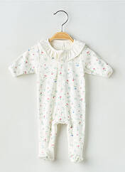 Pyjama blanc PETIT BATEAU pour fille seconde vue