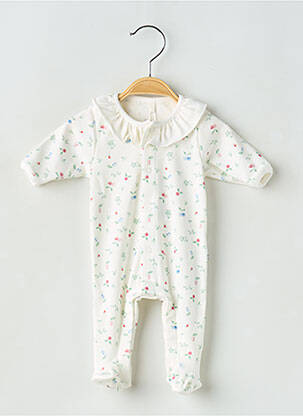 Pyjama blanc PETIT BATEAU pour fille