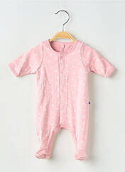 Pyjama rose PETIT BATEAU pour fille seconde vue