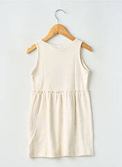 Robe courte beige LEVV LABEL pour fille seconde vue