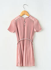 Robe courte rose IKKS pour fille seconde vue